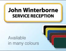 75x25mm 2lines of personalisation colour name badge