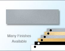 Engravable Panel to fit  Moulded Badge Frame 75x25mm