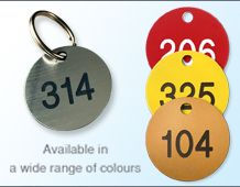 Engraved Key Tag 40mm diameter