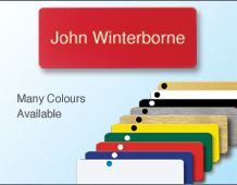 Panel Badge 65x25mm - 1 line of personalisation.