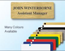 Panel Badge 65x25mm - 2 line of personalisation.