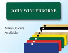 Panel Badge 75x25mm - 1 line of personalisation.