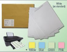 Extra Paper for 100x65mm Nameholder badges