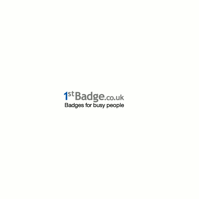 Window Badge 57x28mm-White  (U10)