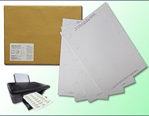 Extra Paper Pack 75x25mm for Nameholder badges