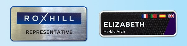 Contact us about special shaped badges in frames
