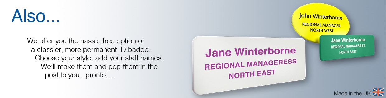 Simple Panel Name Badges