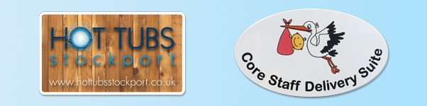 Contact us about printed textured namebadges